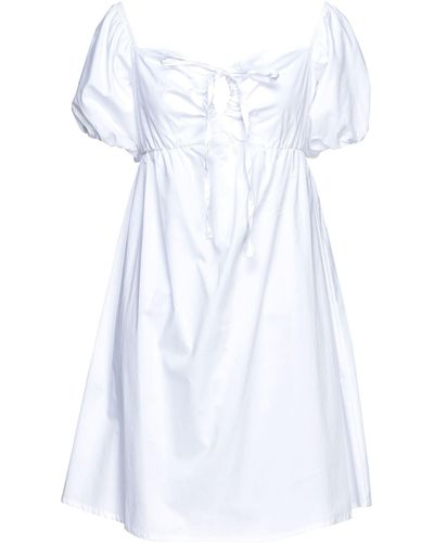 Relish Short Dress - White