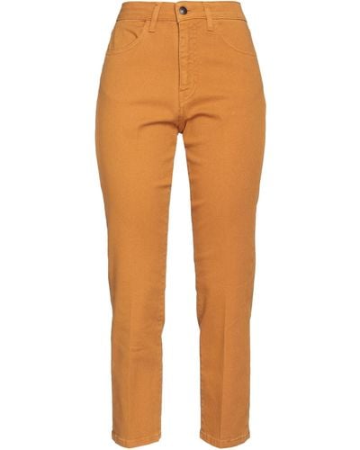 Bonheur Denim Pants - Orange