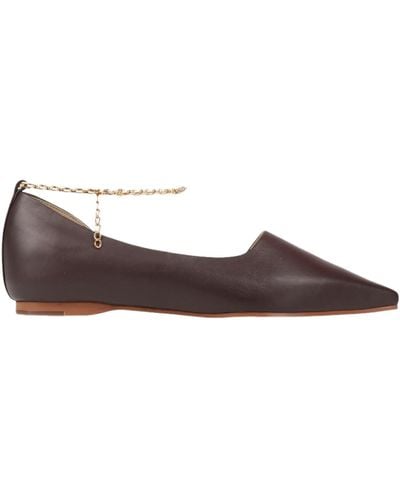 the VOLON Ballet Flats - Brown