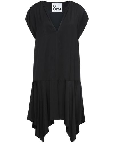8pm Short Dress - Black