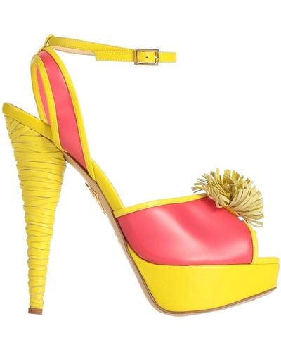 Charlotte Olympia Sandals - Yellow