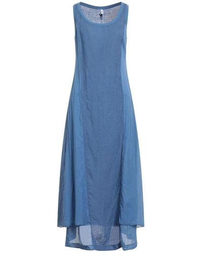 European Culture Maxi Dress - Blue