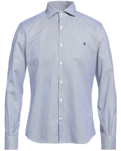 Brooksfield Shirt Cotton - Blue
