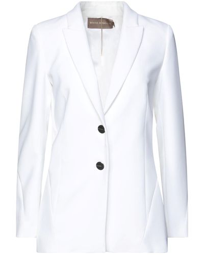 SIMONA CORSELLINI Suit Jacket - White