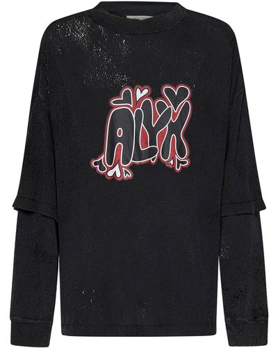 1017 ALYX 9SM T-shirts - Schwarz