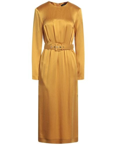 Rochas Midi Dress - Yellow