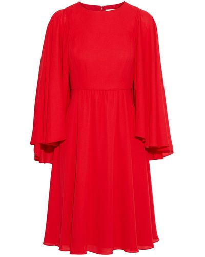 Mikael Aghal Midi Dress - Red