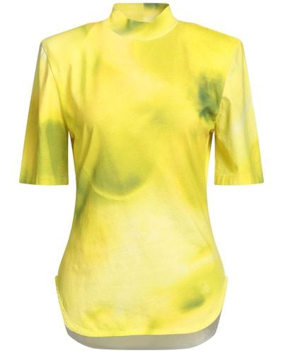 The Attico T-shirt - Yellow