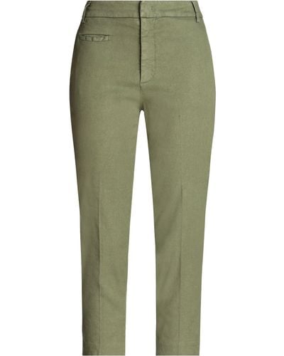 Dondup Pantaloni Cropped - Verde
