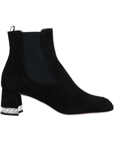 Miu Miu Ankle Boots - Black