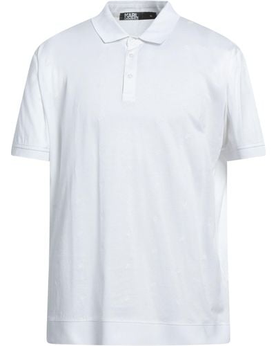Karl Lagerfeld Polo Shirt - White