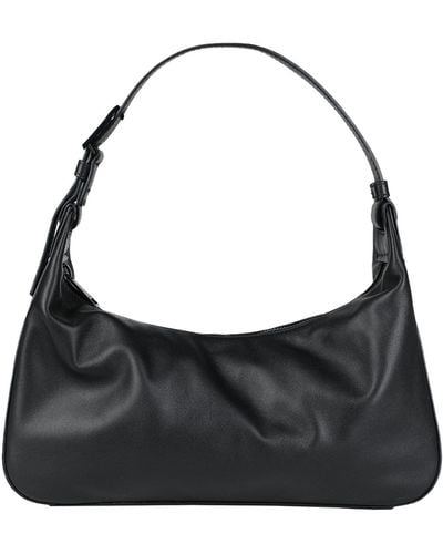 NWT Furla Classic Onyx Black Pebbled Leather Raffaella Hobo Bag $448  8034022836226