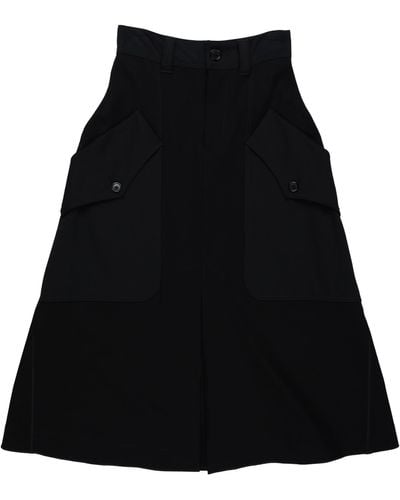 High Midi Skirt - Black