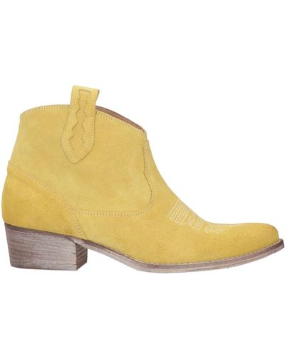 Ovye' By Cristina Lucchi Ankle Boots - Yellow