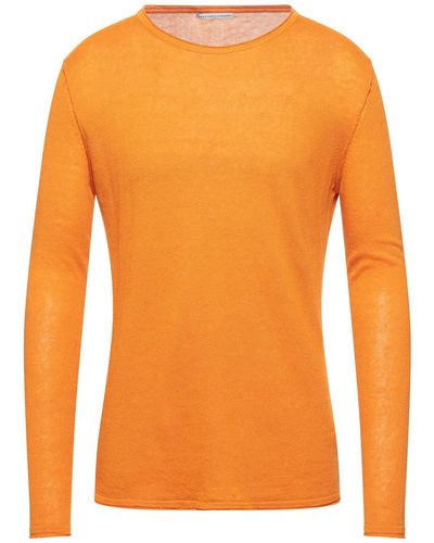 Grey Daniele Alessandrini Sweater - Orange