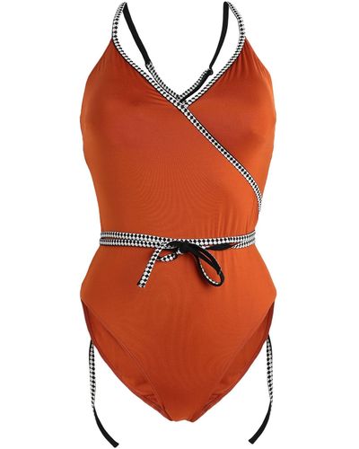 lemlem One-piece Swimsuit - Orange