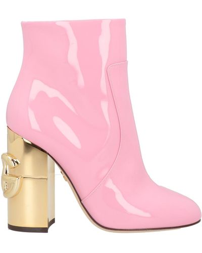 Dolce & Gabbana Ankle Boots - Pink