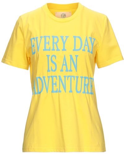 Alberta Ferretti Camiseta - Amarillo