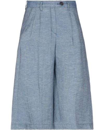 Massimo Alba Cropped Trousers - Blue