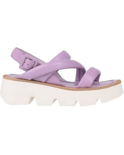 Emanuélle Vee Light Sandals Soft Leather - Purple