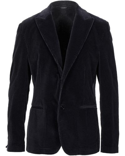 Grey Daniele Alessandrini Suit Jacket - Blue