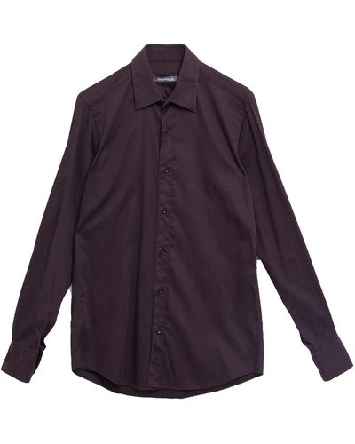 Havana & Co. Dark Shirt Cotton, Elastane - Purple