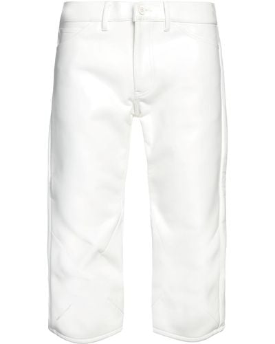 Comme des Garçons Cropped Pants - White