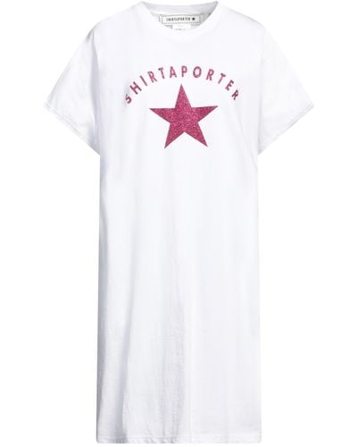 Shirtaporter Mini Dress - White