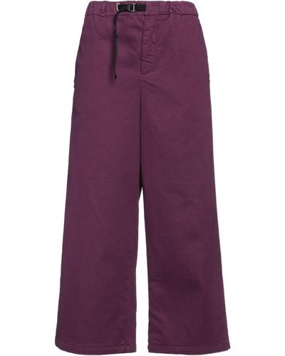 White Sand Sand Pants Cotton, Polyester, Elastane - Purple