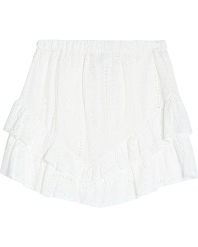 Soallure Mini Skirt - White