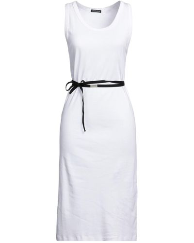 Ann Demeulemeester Midi Dress - White