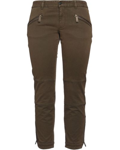 DSquared² Military Pants Cotton, Elastane - Green