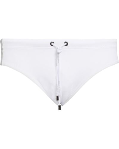 Dolce & Gabbana Bikini Bottoms & Swim Briefs - White