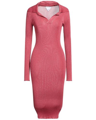 Bottega Veneta Midi Dress - Pink