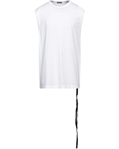 Ann Demeulemeester Camiseta de tirantes - Blanco