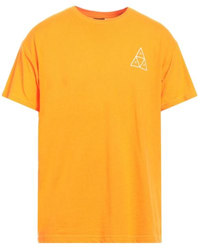 Huf T-shirt - Yellow