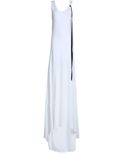 Ann Demeulemeester Vestito Lungo - Bianco