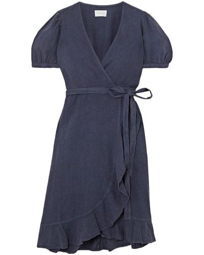 Honorine Midi Dress - Blue