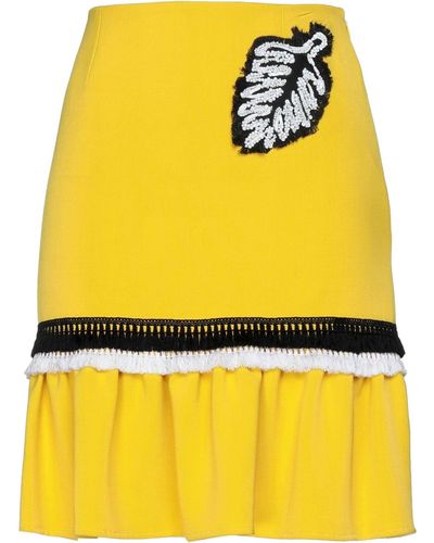 Au Jour Le Jour Mini Skirt - Yellow