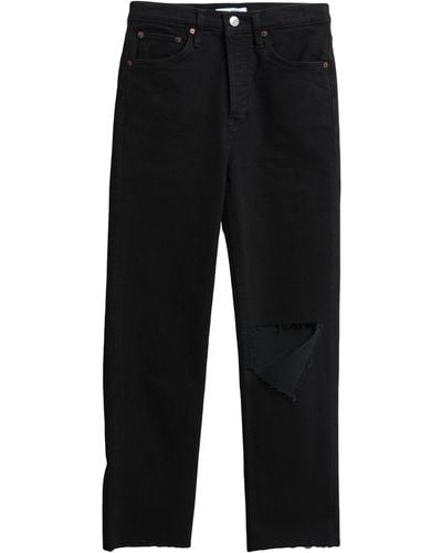 RE/DONE Pantalon en jean - Noir