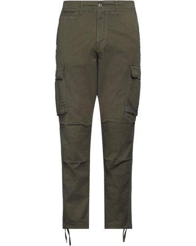 Jack & Jones Military Pants Cotton, Elastane - Green