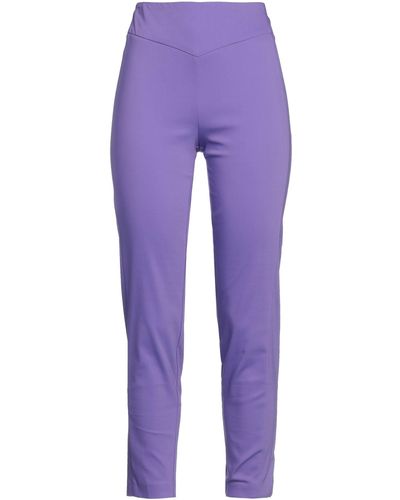 SIMONA CORSELLINI Trouser - Purple