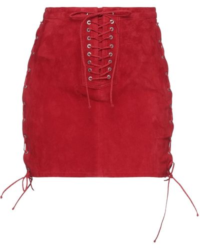 Unravel Project Mini Skirt - Red