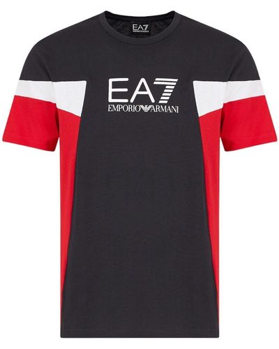 EA7 T-shirts - Rot