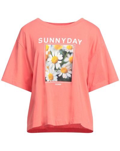 Sun 68 T-shirt - Pink