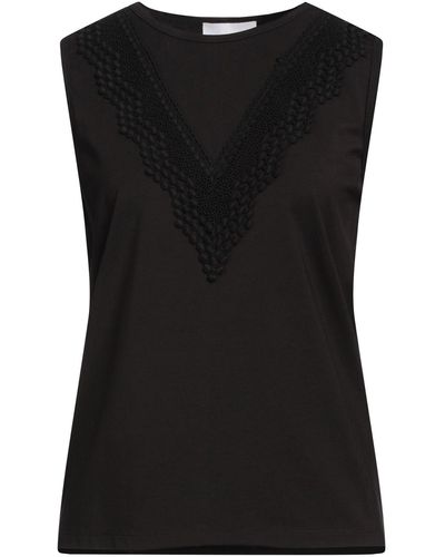 Isabelle Blanche Top - Black