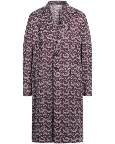 Dries Van Noten Overcoat & Trench Coat - Purple