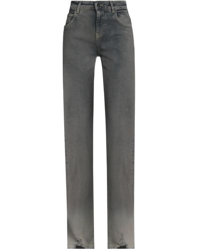 Pinko Dove Jeans Cotton, Rubber - Grey