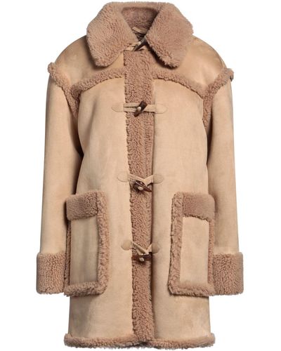 Moschino Jeans Shearling- & Kunstfell - Natur