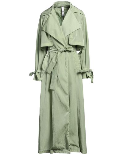 Hevò Sage Overcoat & Trench Coat Polyamide - Green